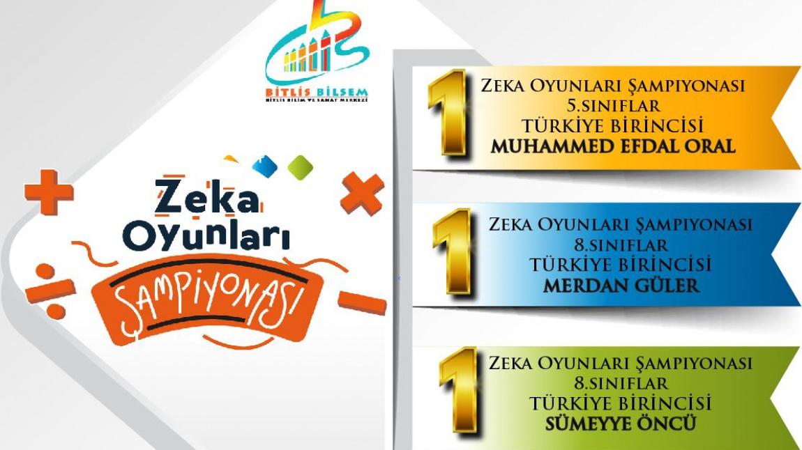 Türkiye Zeka Şampiyonası İl Turnuvasında Büyük Başarı